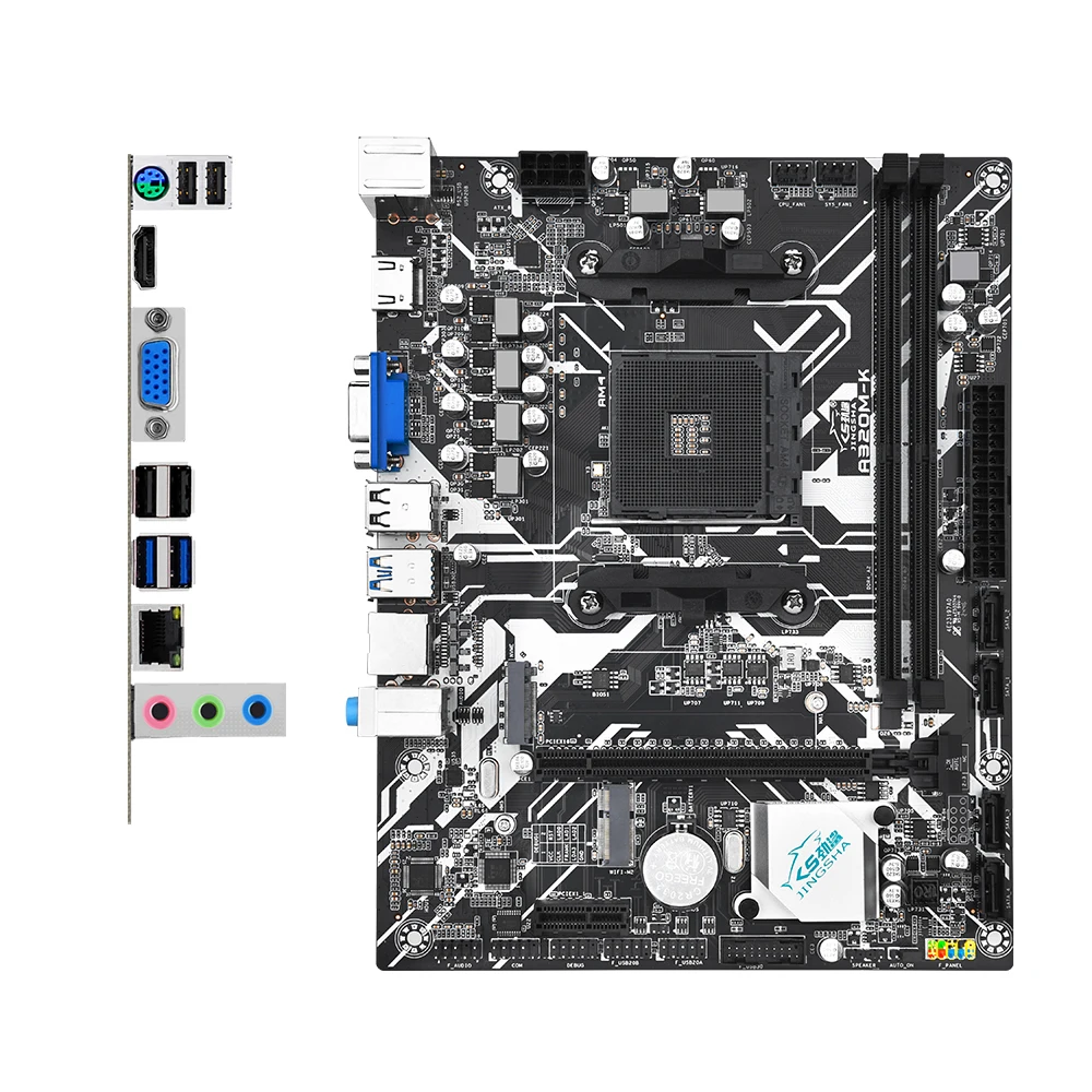 JINGSHA A320 Motherboar Set APU A10 9700 DDR4 16GB 2400MHz Memory