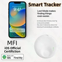 Long Distance Smart Tag GPS Tracker for Air Tag Key Finder Pet Wallet Bike Anti-lost Alarm Mini Locator Works with Find My iOS 1