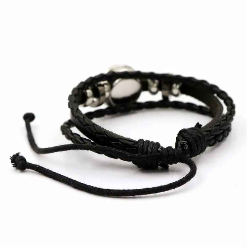 Sun Moon Set Di 2 Braccialetti Regolabili Per Coppia In Corda Intrecciata Fatta A Mano - Ciondoli Sole E Luna Per Amore E Amicizia