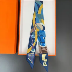 Elegant Women's Silk - Blend Scarf and Headband Accessory Set - One Size (F - 10)
