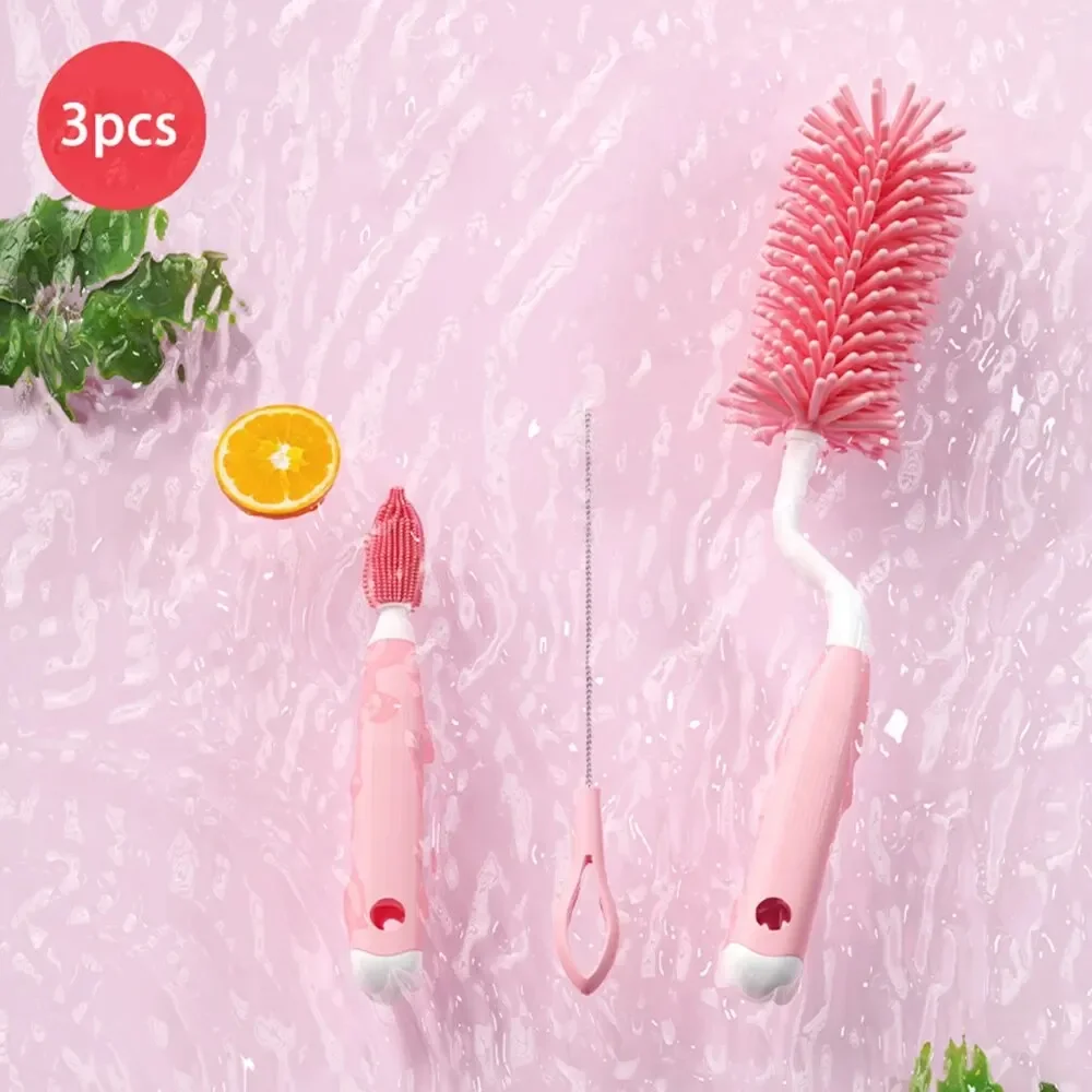 Cleaning Brush Bottle Cleaning Brush Bottle Brush Cleaning Brush Set Straw Cleaning Brush for Glass Cup Kitchen Baby Pacifier
