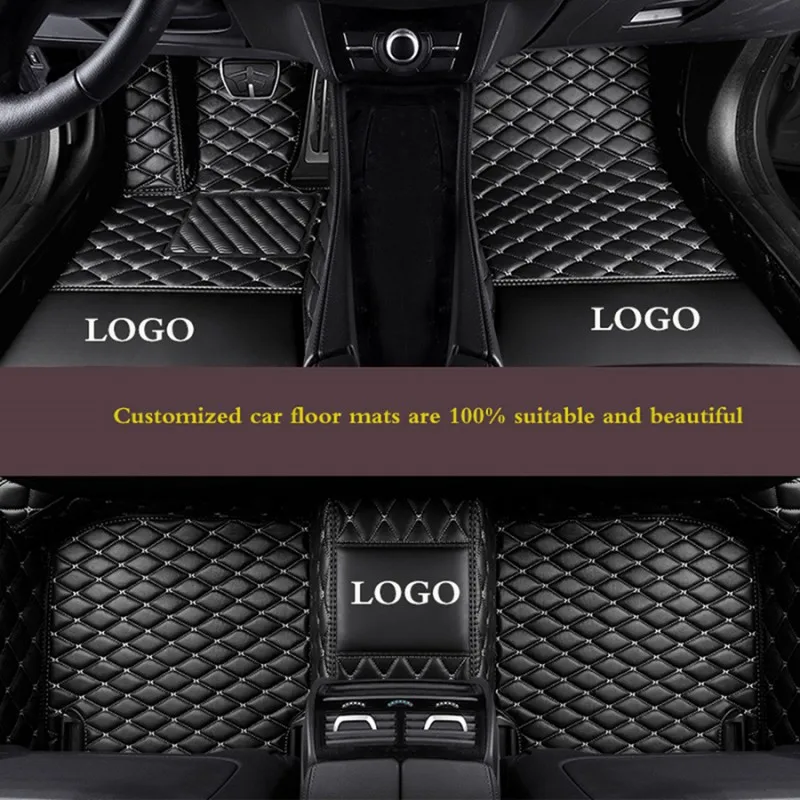 

Custom leather car mat for Volkswagen All Models polo golf 7 tiguan touran jetta CC beetle vw auto accessories