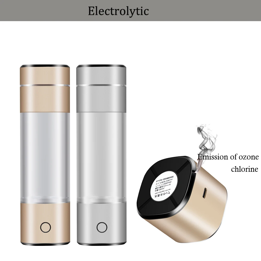 MRETOH H2-Cup 공명 및 전기분해 수소 발생기, 노화 방지, 기적 물병, 미니 순수 수소 집중기, 7.8Hz