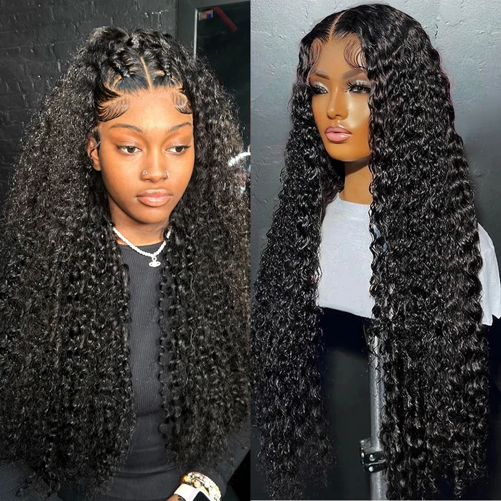 

Lace Front Lace Closure Pre Cut Lace No Glue 13x4 7x5 Glueless Wig Curly Easy To Wear No Skills Needed Human Hair For Women