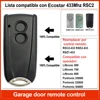 2pc HORMANN ECOSTAR RSC2 RSE2 433 Remote Control For Liftronic 500 700 800 Garage Door Opener 433.92MHz Rolling Code Transmitter 3