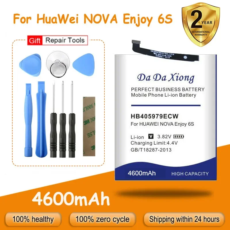 Аккумулятор 4600 мАч HB405979ECW для Huawei NOVA CAZ-AL10 CAN L01 CAZ-TL00 L12 Enjoy 6S Honor 6C Y5 2017 P9 Lite Mini