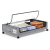 Under-Bed Storage Box Dustproof Handle Design Zipper Closure Blanket Storage Bag With Wheels Large Capacity Under Bed Case 5