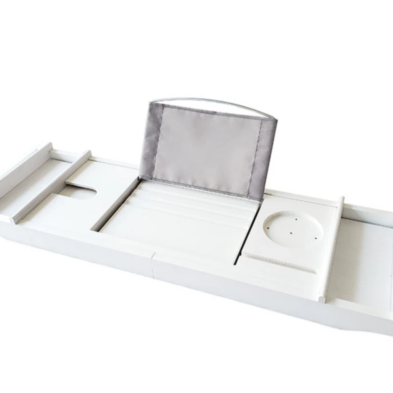 23.62 34.25 Soap Dish Non Slip Tablet Holder Storage Holder Expandable Luxury Wooden Bathtub Caddy Tray Bathtub Accessories
