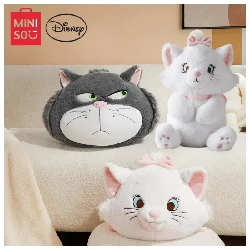 Kawaii MINISO Disney Lucifer Marie Chidren Throw Pillow Anime