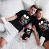 Funny My First Disney Trip 2025 Family Matching Outfits Father Mother Kids Matching Tshirt Vacation Look 5
