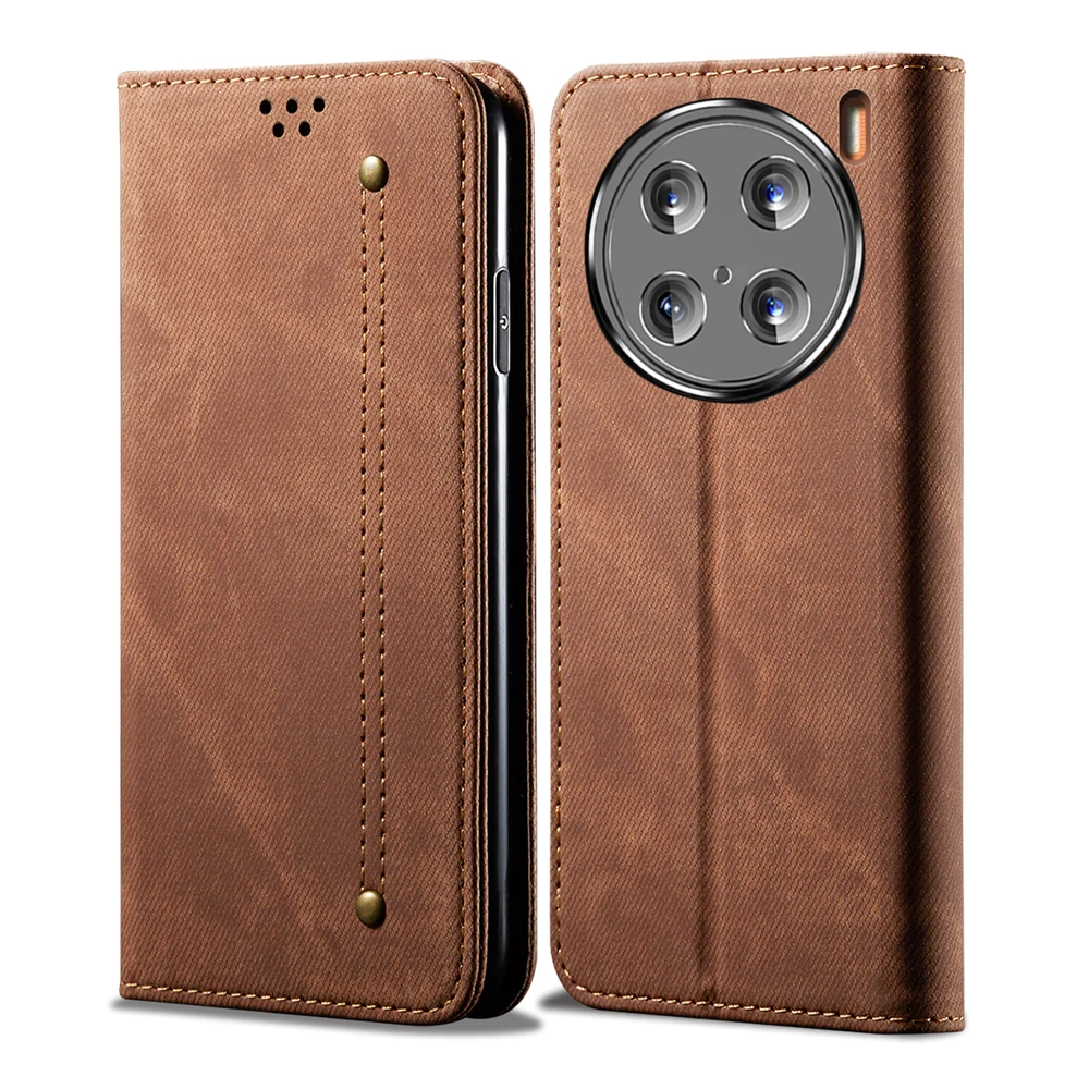YKNIUFLY Cover per vivo X100 Ultra, Pelle PU Premium Magnetico Flip Case Custodia, Slot per Schede, Funzione Staffa, Portafoglio Cover per vivo X100 Ultra.(Blu