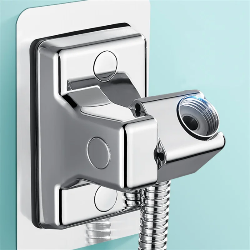 Description Picture 6 of itemUniversal Shower Head Holder Adjustable Wall Mounted Shower Holder Self-Adhesive Showerhead Handheld Bracket Bathroom Accessory