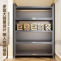 ตู้ครัวโมเดิร์นชั้นวางชั้น Multi-Layer Home ตู้เฟอร์นิเจอร์ห้องครัว Multi-Functional ชาม Sideboard ตู้ 3