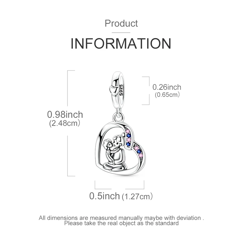 925er Sterlingsilber Charms Perlen Engel Schildkröte Hund Hase Kamera Anhänger passend für Original Armband DIY Schmuck Geschenk für Frauen – Detail 40