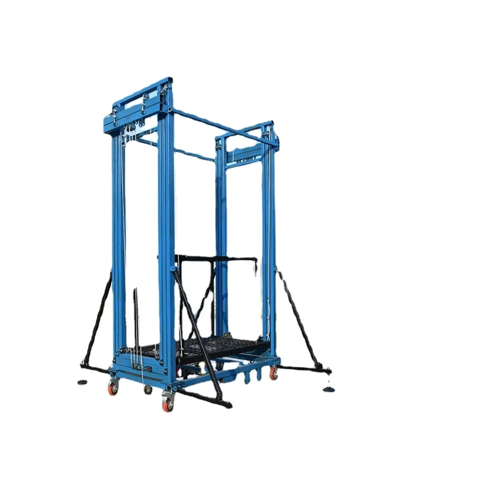 모바일 소형 전기 리프트 플랫폼, 접이식 엔지니어링 건설 현장 발판
