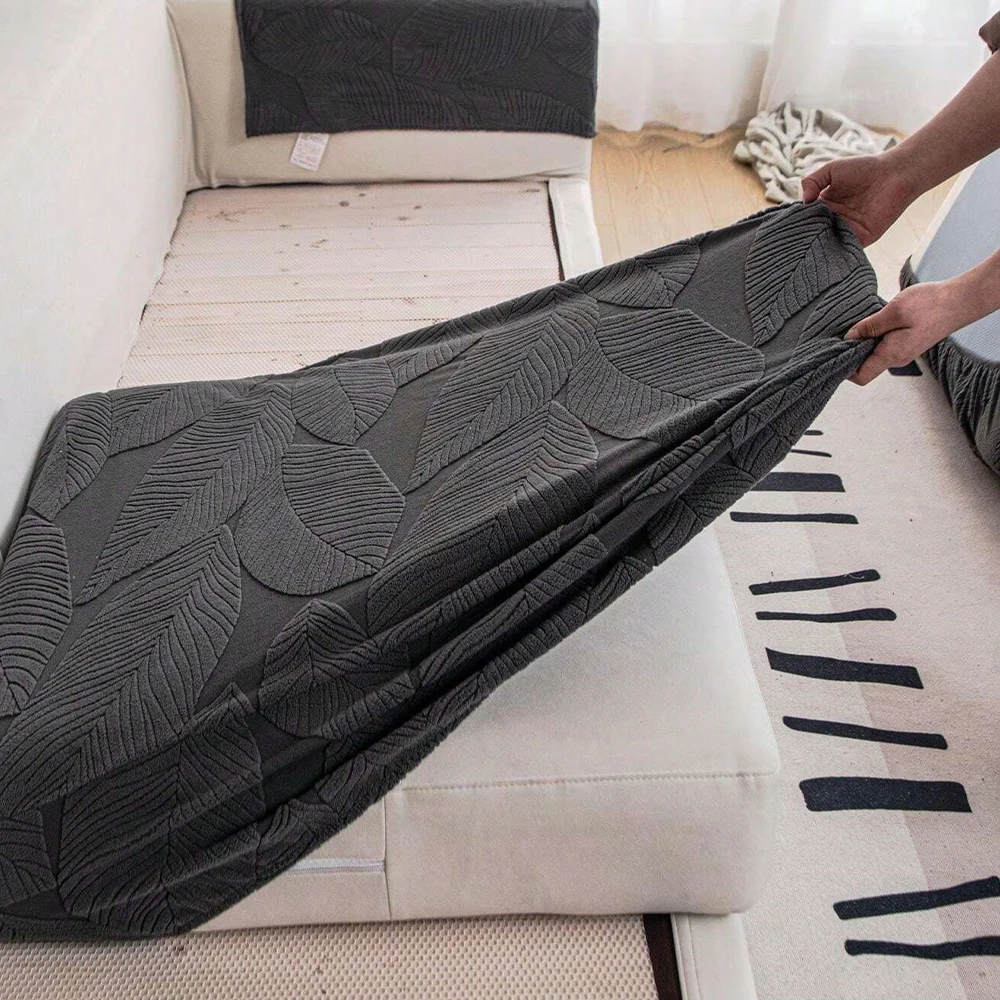 1pc New Waterproof Luxury Sofa Seat Cushion Covers Jacquard Fabric Sofa Covers for Living Room Soft Elastic Sofa Couch Covers 2