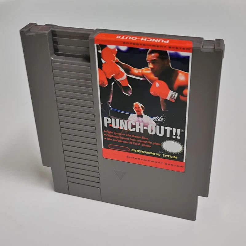 Punch-Out!! USA Version Cartridge 8 bit Video Game Cart Famicom Single Card For 72 Pins NES Classic Console