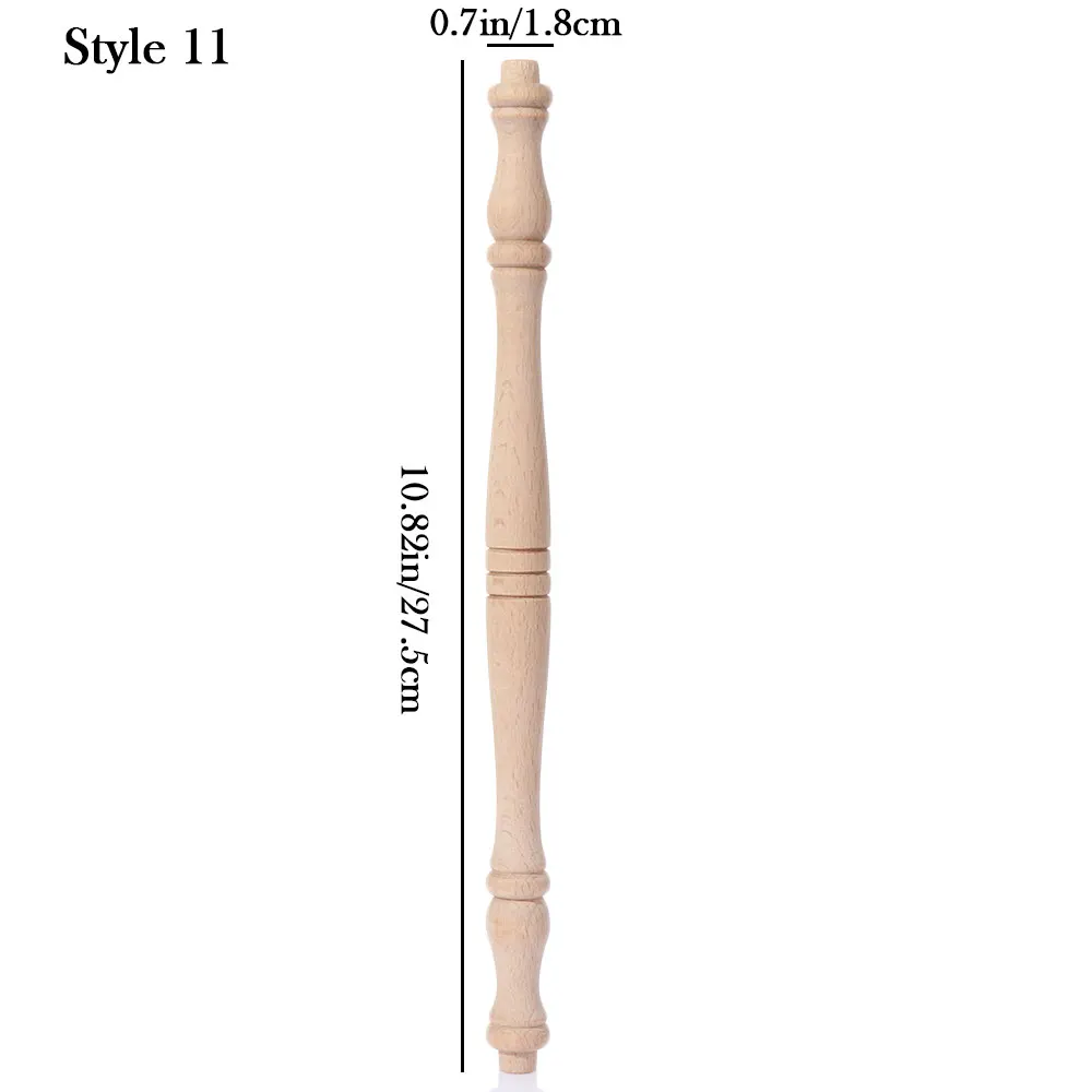 European Carved Solid Wood Furniture Legs - Vintage Home Decor Accessories