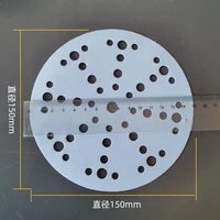 10pcs FESTOOL 6-inch 48-hole Sandpaper 150mm Round Flocking Dry Ground Sandpaper Car Paint Dust-Free Sanding Disc Abrasive 1