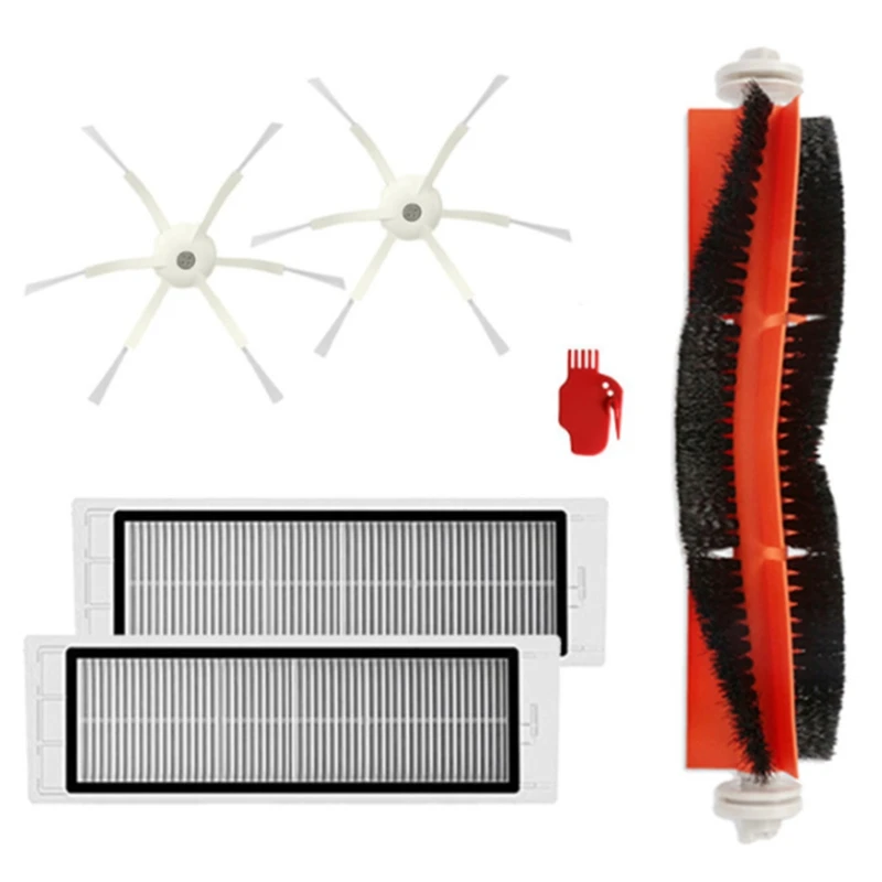 

Side Brushes&Roller Brushes&Hepa Filters For Xiaomi Vacuum 1S For Roborock S50 S51 S6 For MI Robot Vacuum Cleaner Parts