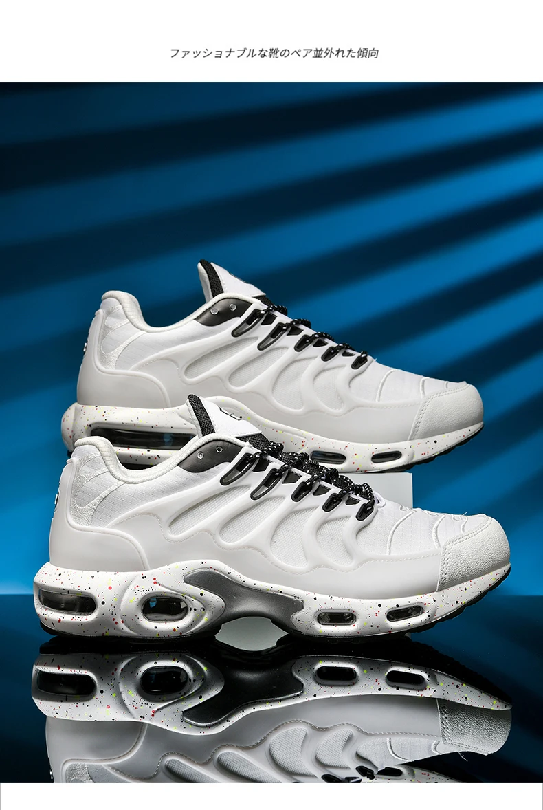 Description Picture 3 of itemHot Selling Men Running Shoes with Cushioning Anti Slip Big Size 37-46 Outdoor Tennis Shoes Classic Training Fitness Sneakers