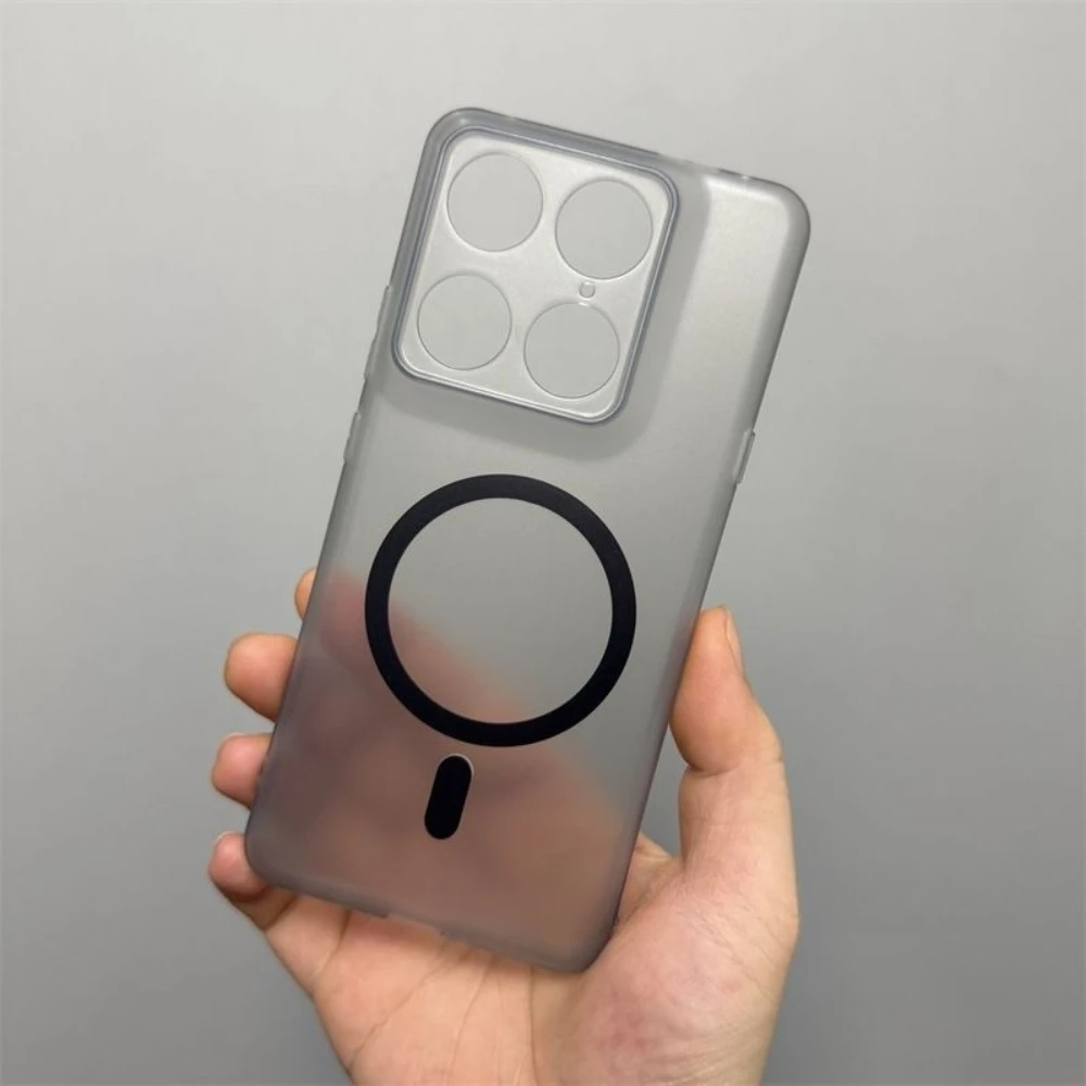Sleek Ultra-Thin Translucent Fashion Case with Magnetic Protection