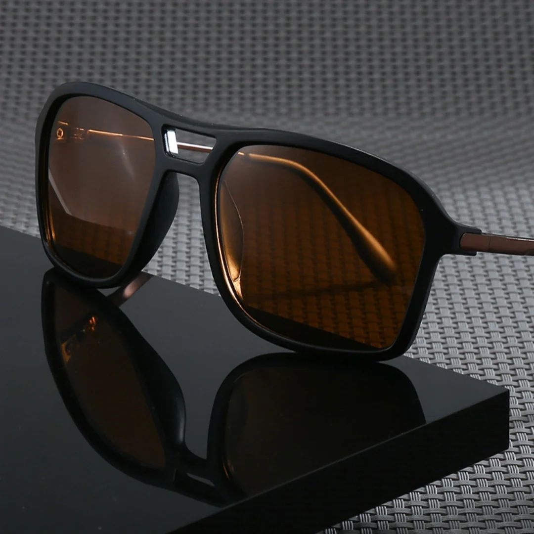 Vintage polarisierte Sonnenbrille für Männer und Frauen, Sommer-Sonnenbrille, Antireflexions-UV400-Brille, modische Fahrbrille – Detail 4