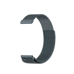 Milanese Loop Magnetic Strap with Quick Release Band, 18mm & 22mm - 22mm (Titanium ash)