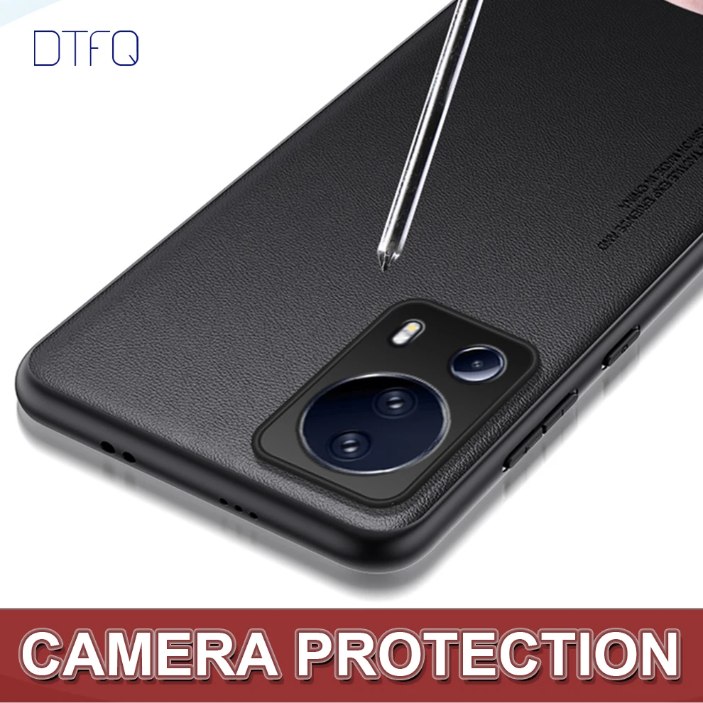 Luxury Leather Shockproof Back Cover