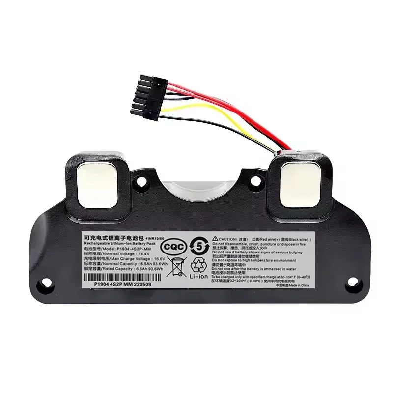 Original 12800mAh 14.4V Battery Pack for CECOTEC CONGA 5090 5490 6090 7090 - High Capacity Replacement Battery 2