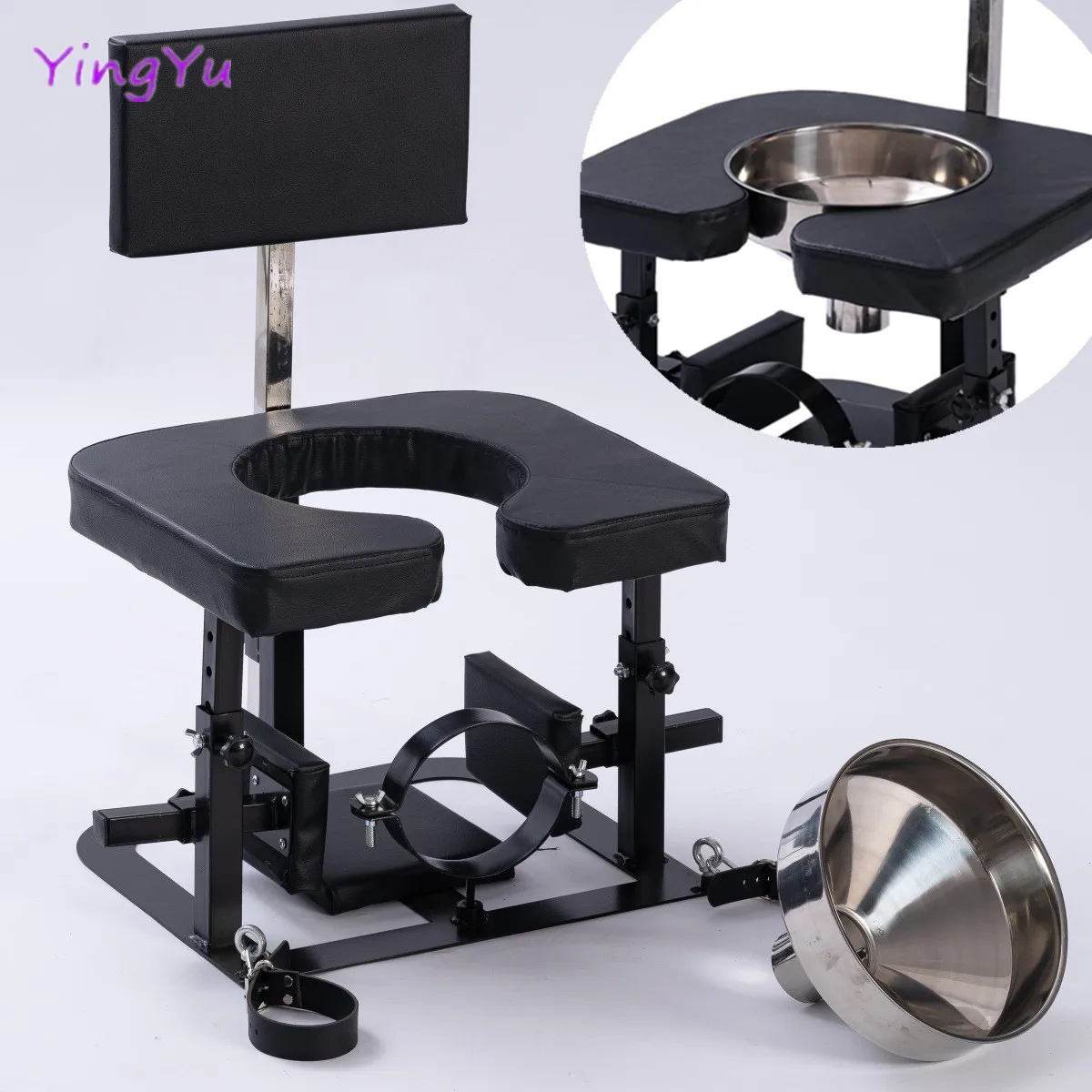 SM Face Sitting Chair Adult Game BDSM Golden Shower Sex Slave Training Chair Forced Sex Props Toys for Couples Slave Game