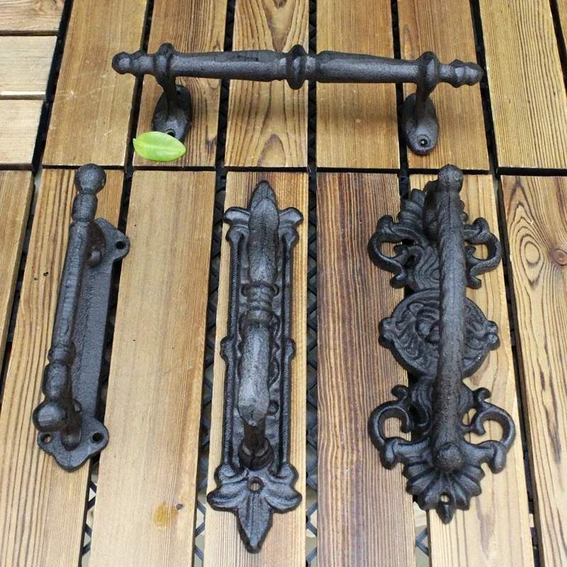 Cast Iron Door Handle for Home Wall Decoration