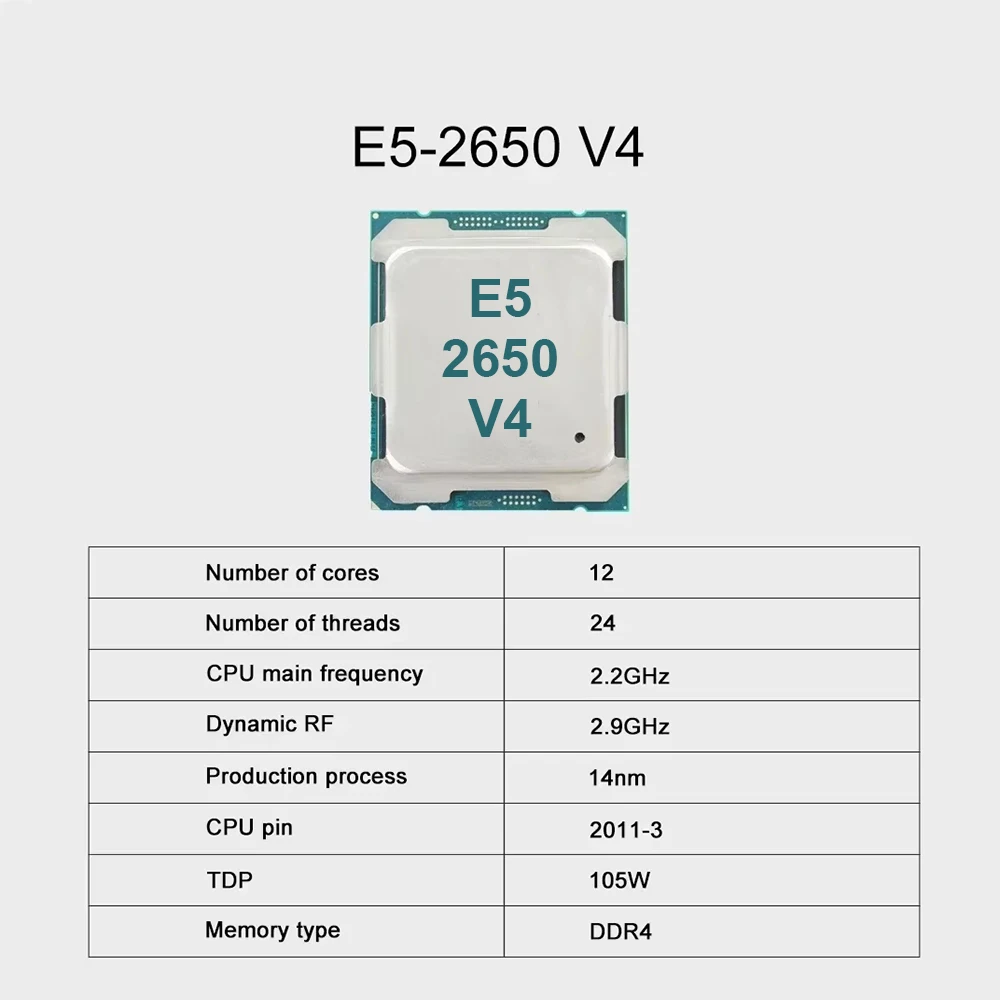 MOUGOL X99 Motherboard Kit C612 Chip with E5 2650 V4 CPU & DDR4