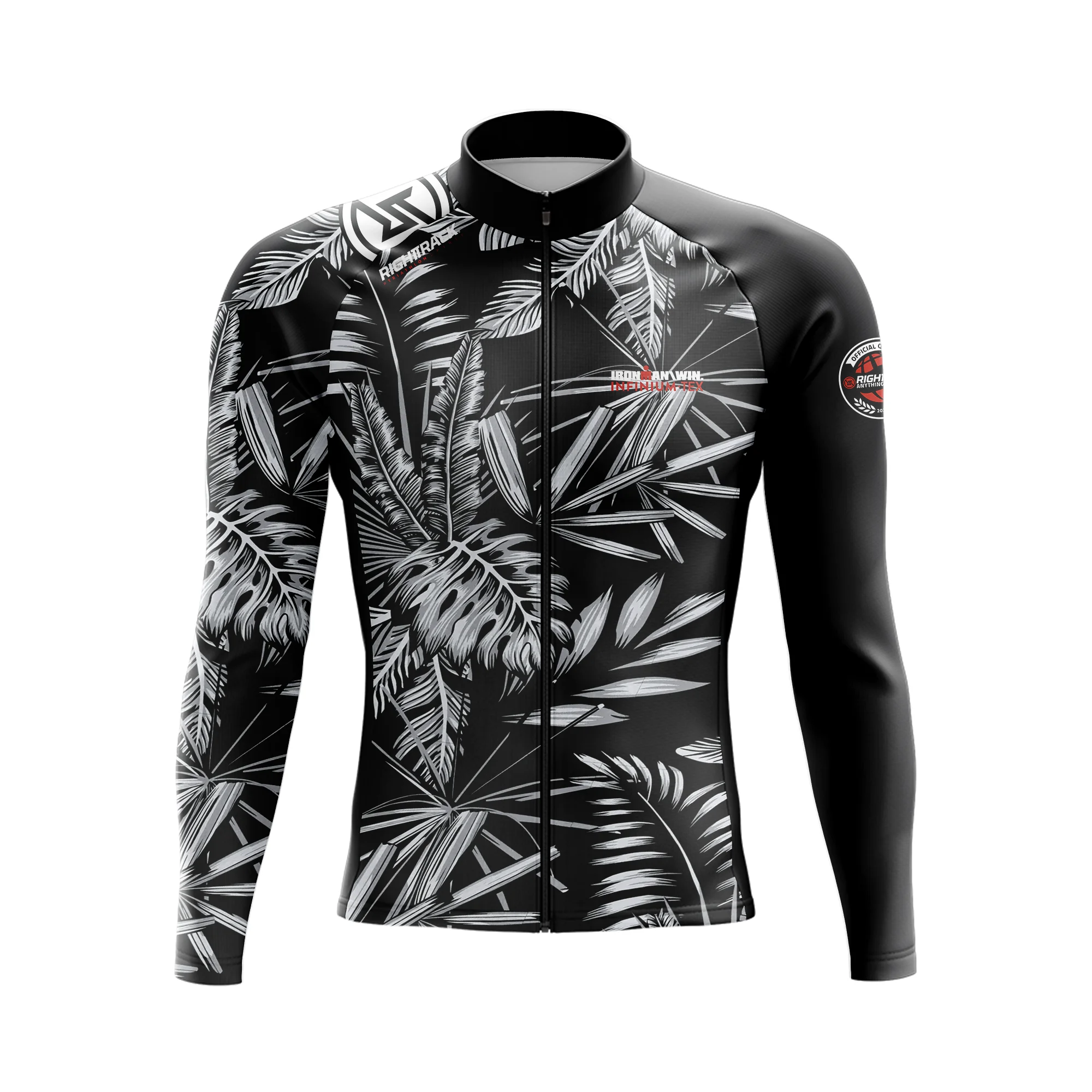 thumbnail image 1 of Maillot de ciclismo de invierno IRONMAN2023 RT Camo INFINIUM-TEX Chaquetas térmicas de manga larga con forro polar Ropa para ciclismo de carretera al aire libre, 1 of 5