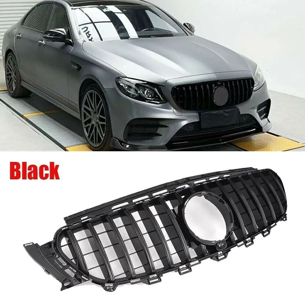 

Черная решетка переднего бампера для Mercedes Benz E Class W213 C238 E43 W/отверстие для камеры