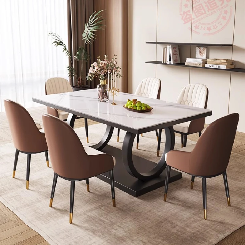 

Luxury Modern Dining Tables Kitchen Nordic Multifunctional Center Dining Tables Console Living Room Mesas De Comedor Furniture