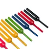 9 Pieces of Colorful Solfeggio Aluminum Alloy Tuning Forks, Tuning Forks for Therapy, Voice Therapy Blue 4