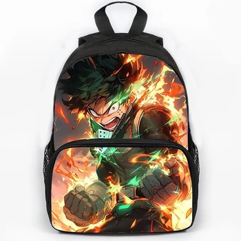 Anime My Hero Academia Backpack for Student Boys Children Manga Izuku Midoriya Schoolbag Large Capacity Laptop Backpacks Mochila 1