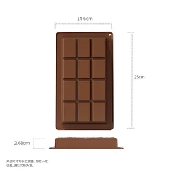 Gourmet Silicone Chocolate Bar Mold - Premium Non-Stick, Food-Grade (YH-1168)