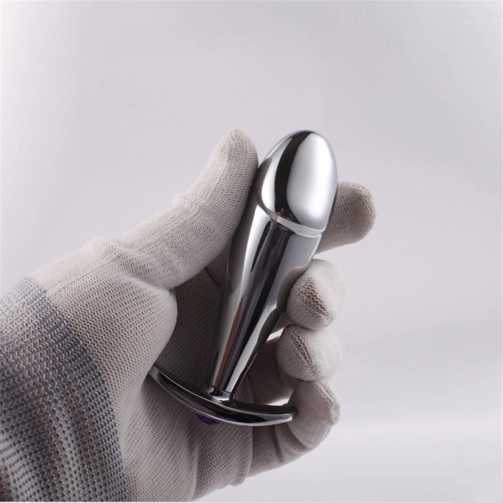 Analplugg i metall med prostatamassage för intensiv stimulans_voghion.com
