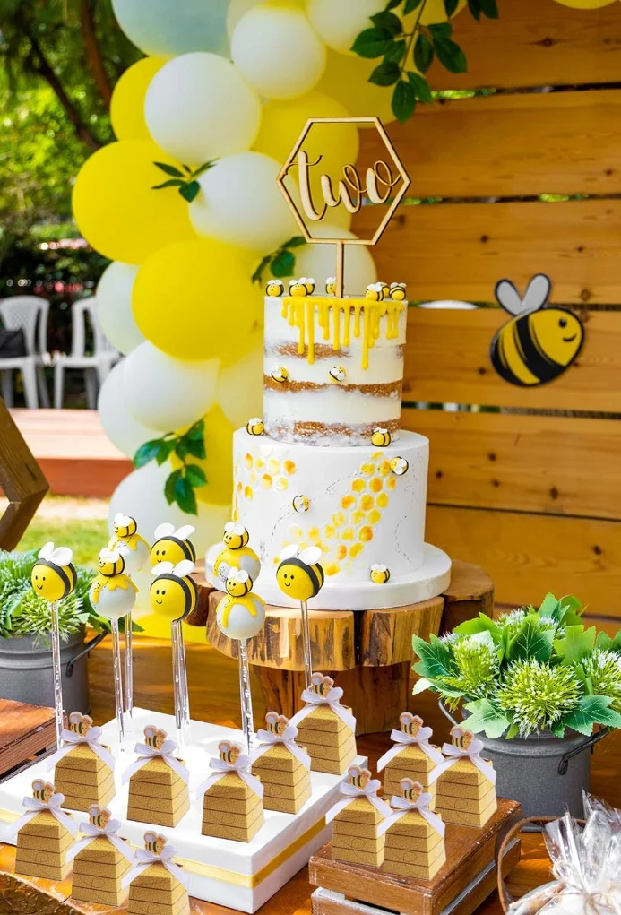 25PCS Paper Beehive-Shaped Gift Boxes with Ribbons, Fun Bee Party Favor Packaging for W... - SKU GBR01131 - UGI Packaging