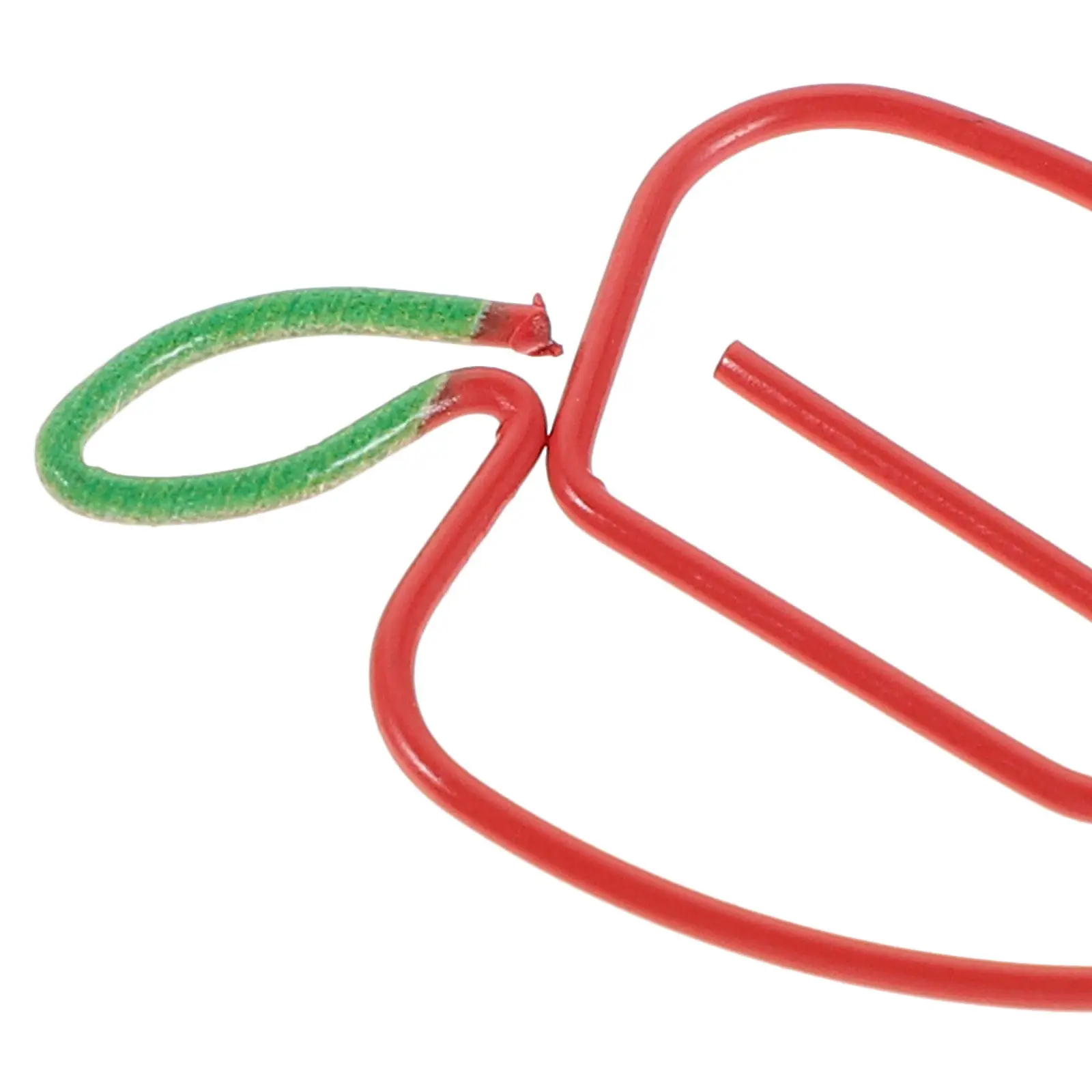 100Pcs 크리 에이 티브 모양의 금속 종이 클립 귀여운 장식 사무실 저널 클립 파일 노트 용 소형 휴대용 종이 클립