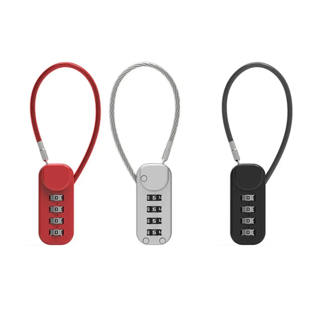 Travel Padlock 4 Dial Digit Number Combination Password Lock for Luggage/Bag/Backpack/Drawer