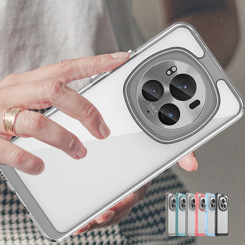 Per Honor Magic 6 Pro Custodia Cover Honor Magic 6 Pro Capas Nuovo Colore Trasparente Antiurto Trasparente Per Fundas Honor Magic 6 Pro 5G