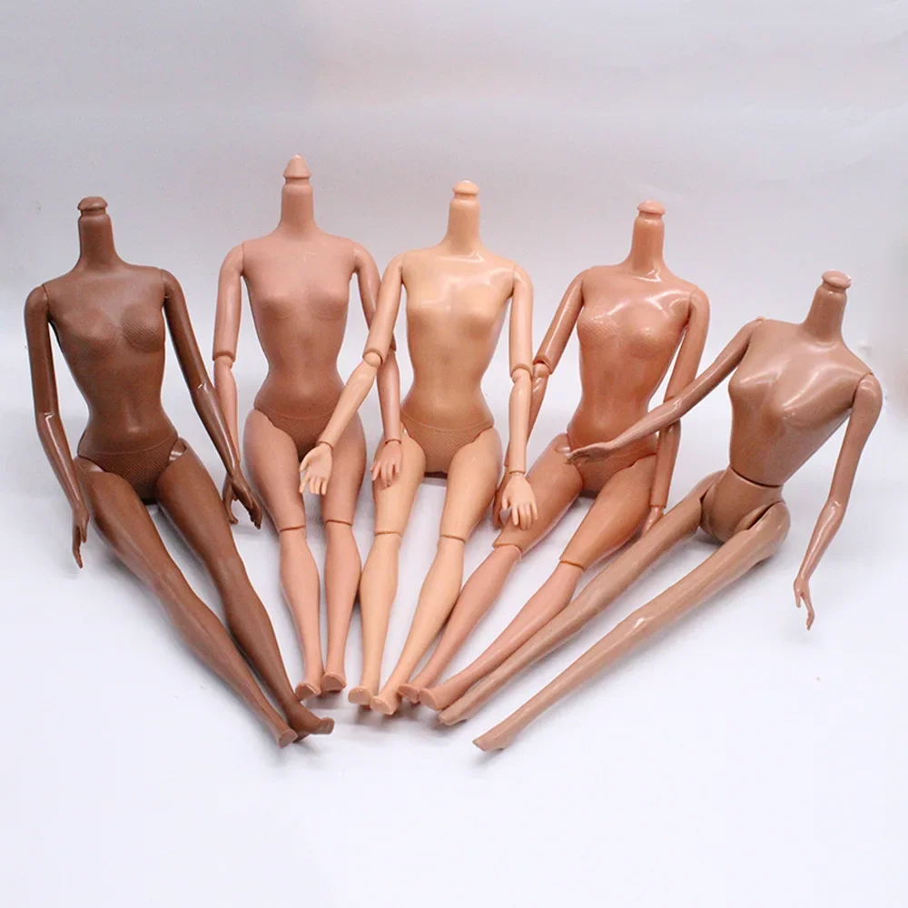 30cm African Doll's Body 5/11/13/20 Joints Body Dark Skin Children's Pretty Girl Toy 2