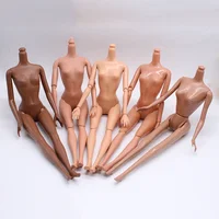 30cm African Doll's Body 5/11/13/20 Joints Body Dark Skin Children's Pretty Girl Toy 2