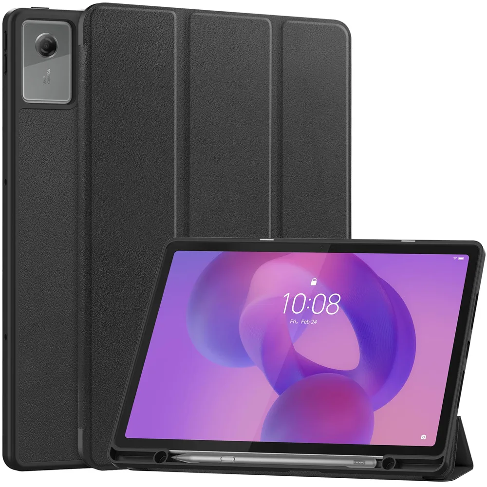 Premium Tablet Case with Pencil Holder and PU Stand