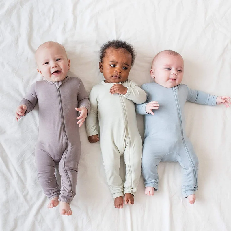 Pyjama une pièce à manches courtes pour nouveau-né, combinaison pour bébé,  barboteuse d'été pour fille et garçon, vêtements pour tout-petits, document  solide, mode - AliExpress