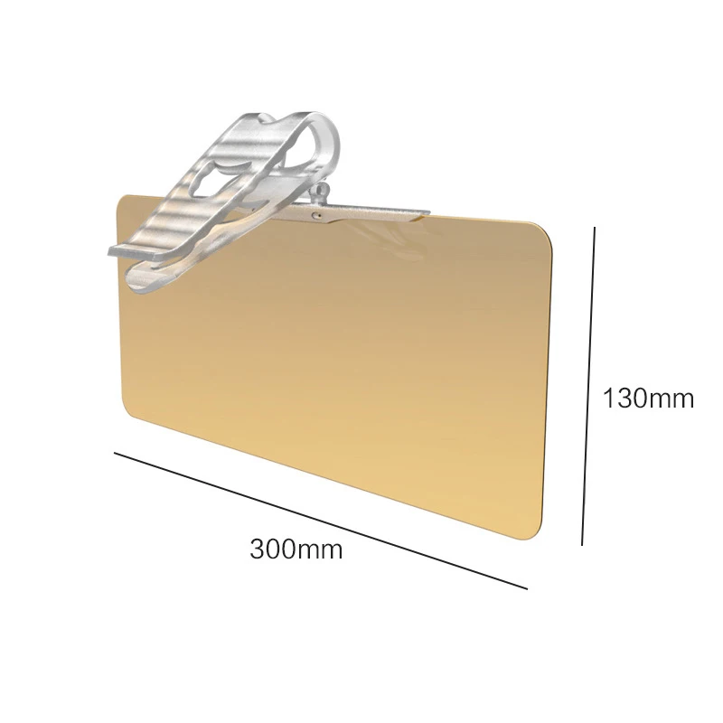 1PC HD Anti-UV Anti-dazzle Goggles Clip-on Driving Vehicle Shield For View Visor Rotatable Driving Mirror Car Sun Visor
