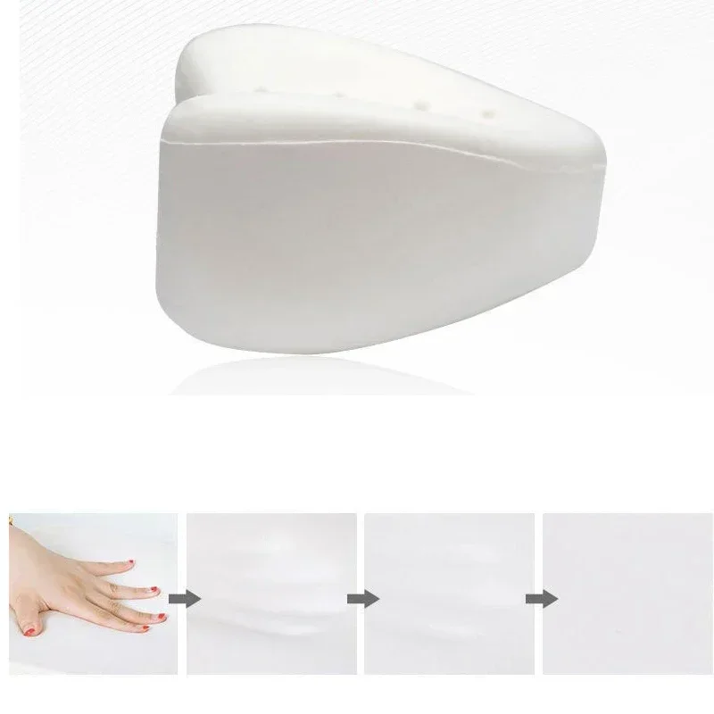 Leg Pillow Memory Foam Pillow Leg Pillow Ergonomic Side Sleeping Pillows Memory Foam Knee Pillow With Strap for Side Sleeper Leg Support Cushion 1pc